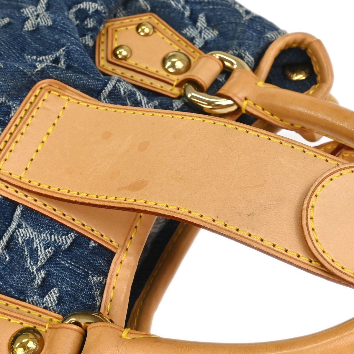 Louis Vuitton Blue Monogram Denim Pleaty Handbag