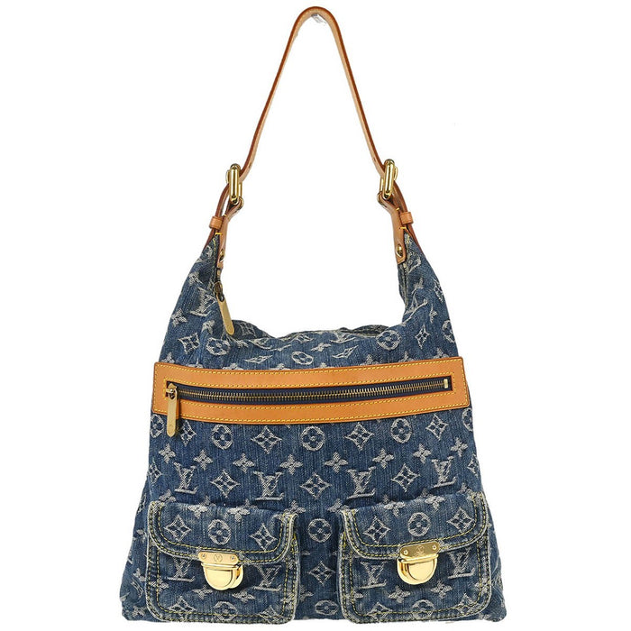 Louis Vuitton Monogram Denim Baggy GM 2way Shoulder Bag