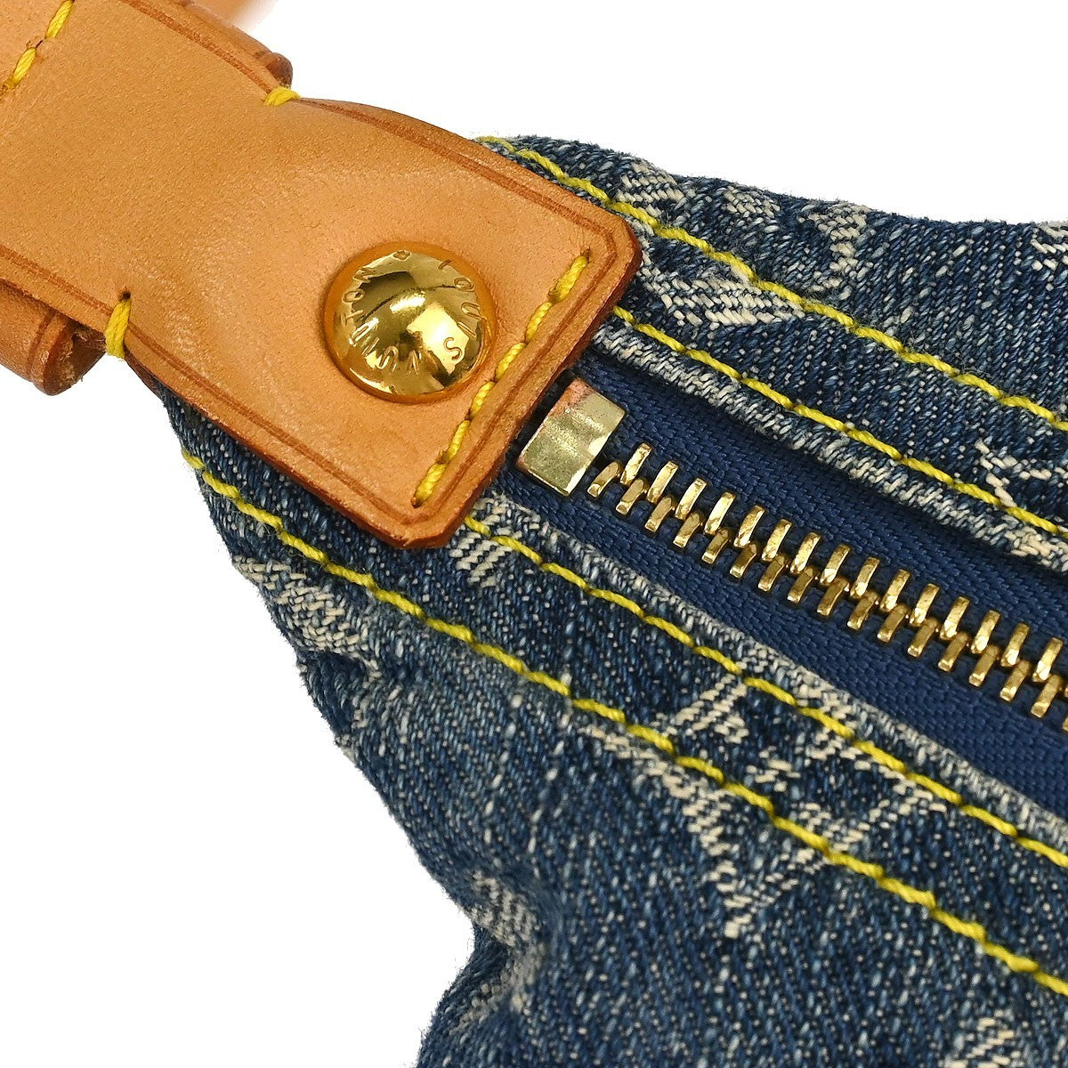 Louis Vuitton Monogram Denim Baggy GM 2way Shoulder Bag