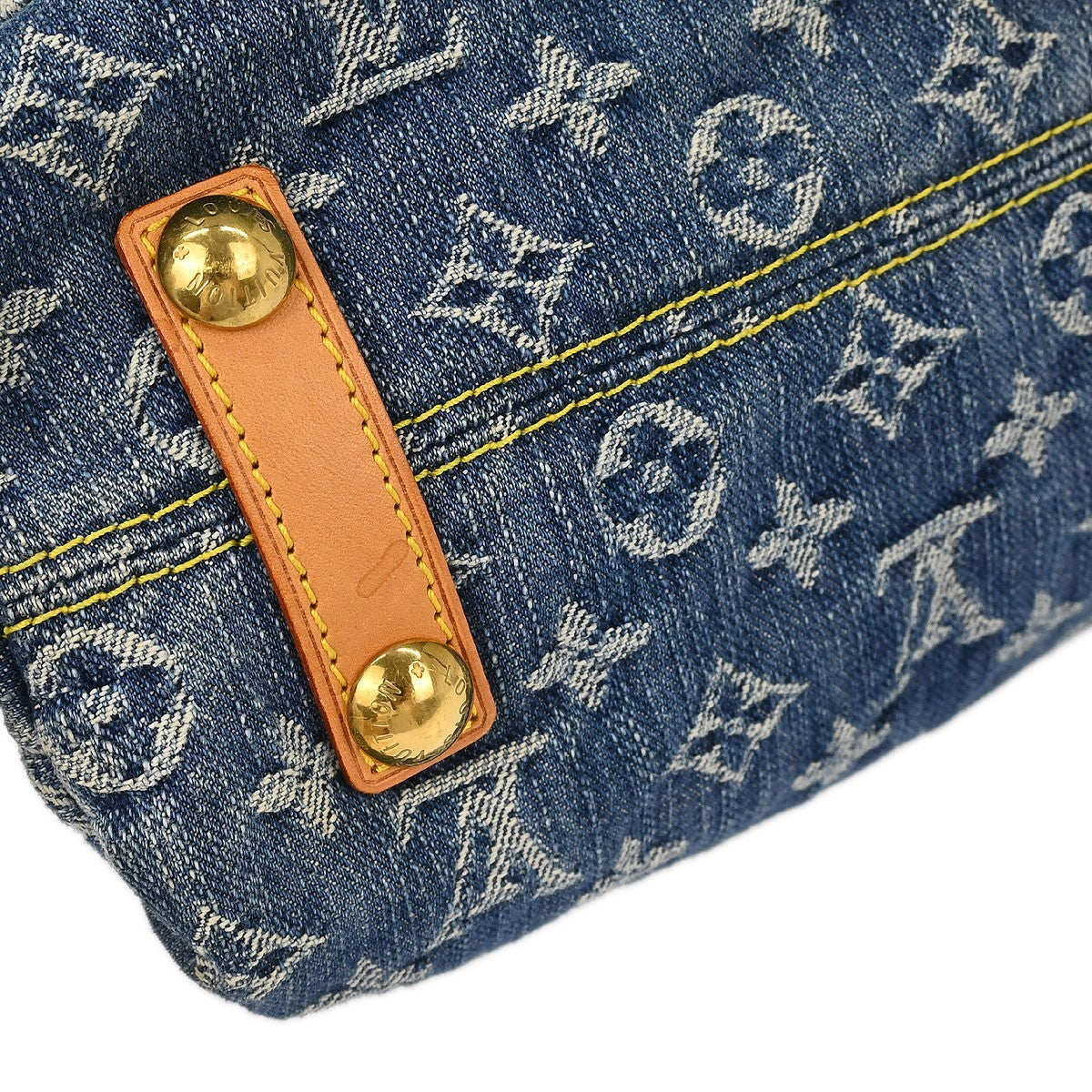 Louis Vuitton Monogram Denim Baggy GM 2way Shoulder Bag