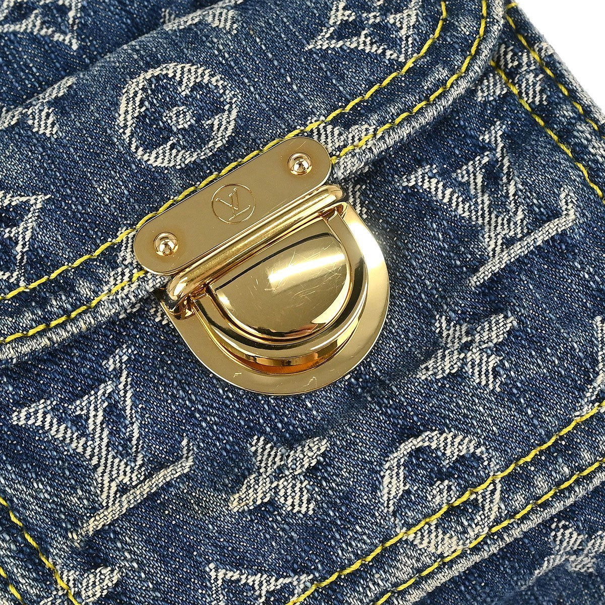Louis Vuitton Monogram Denim Baggy GM 2way Shoulder Bag