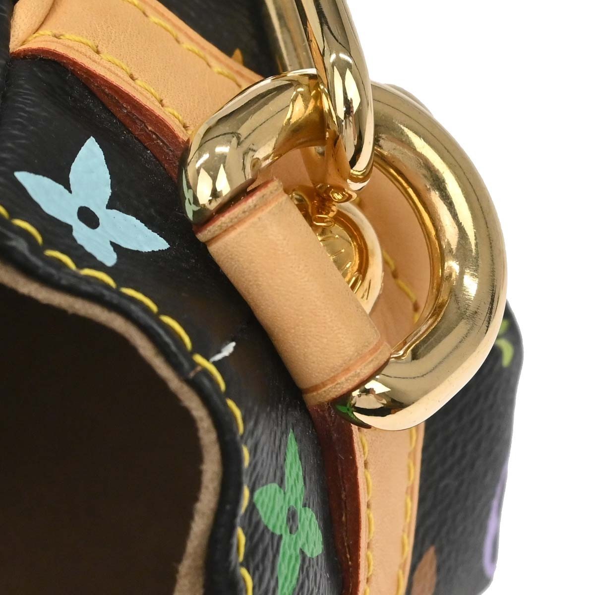 Louis Vuitton Black Monogram Multicolor Marilyn Handbag