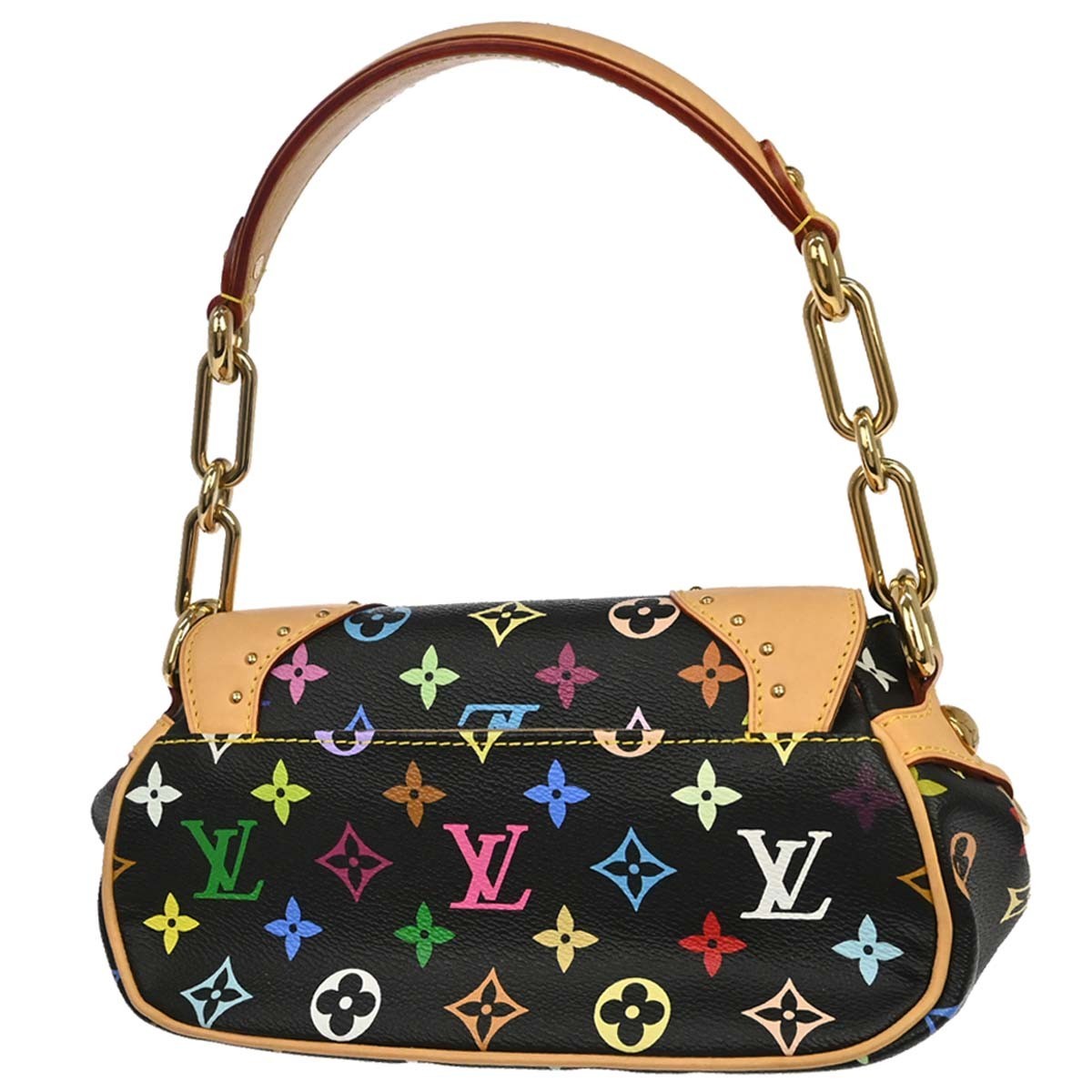 Louis Vuitton Black Monogram Multicolor Marilyn Handbag