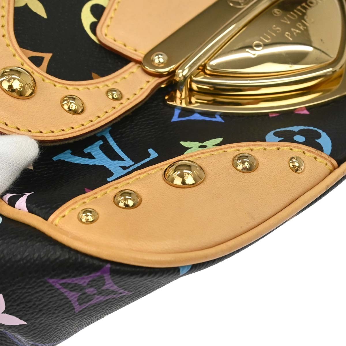 Louis Vuitton Black Monogram Multicolor Marilyn Handbag