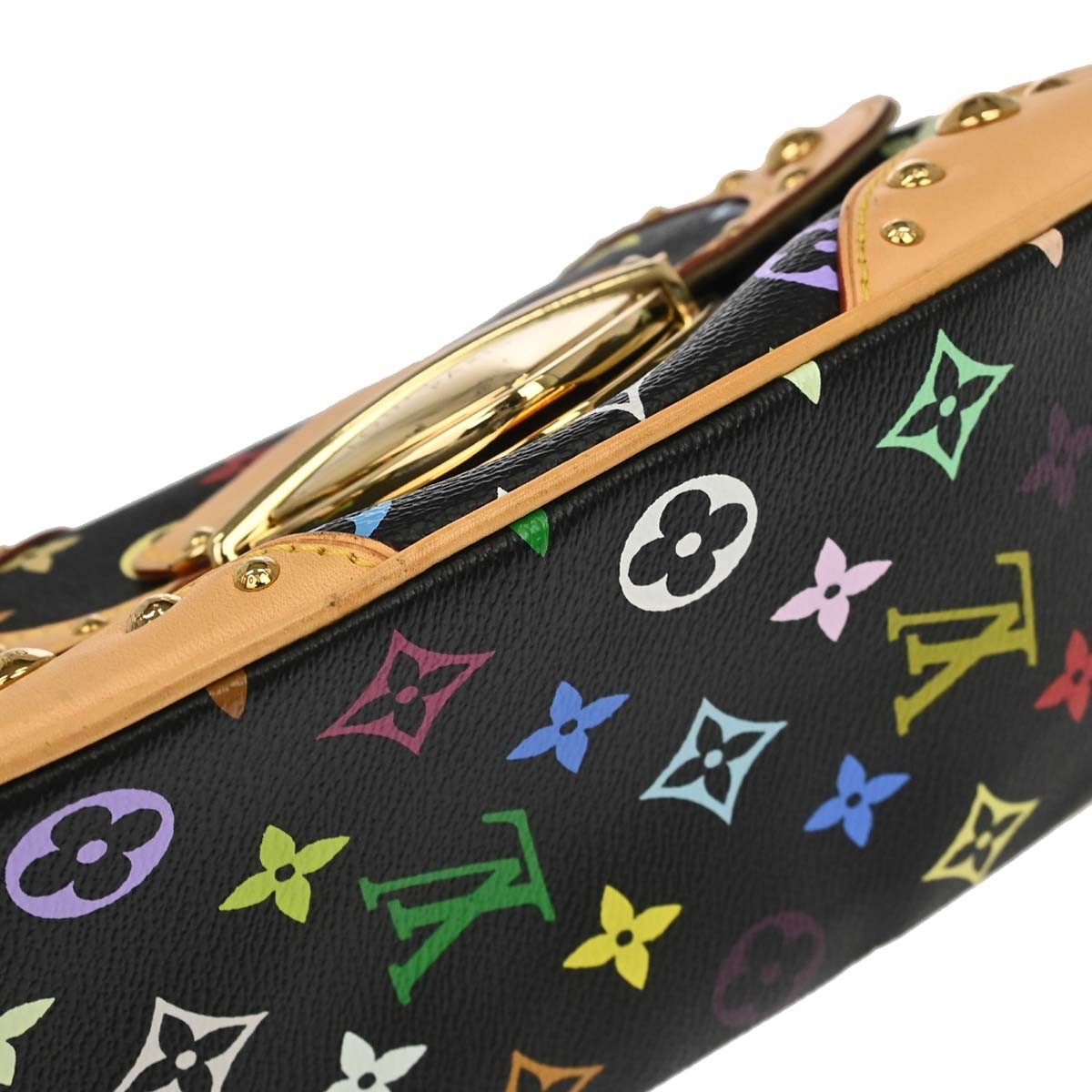 Louis Vuitton Black Monogram Multicolor Marilyn Handbag