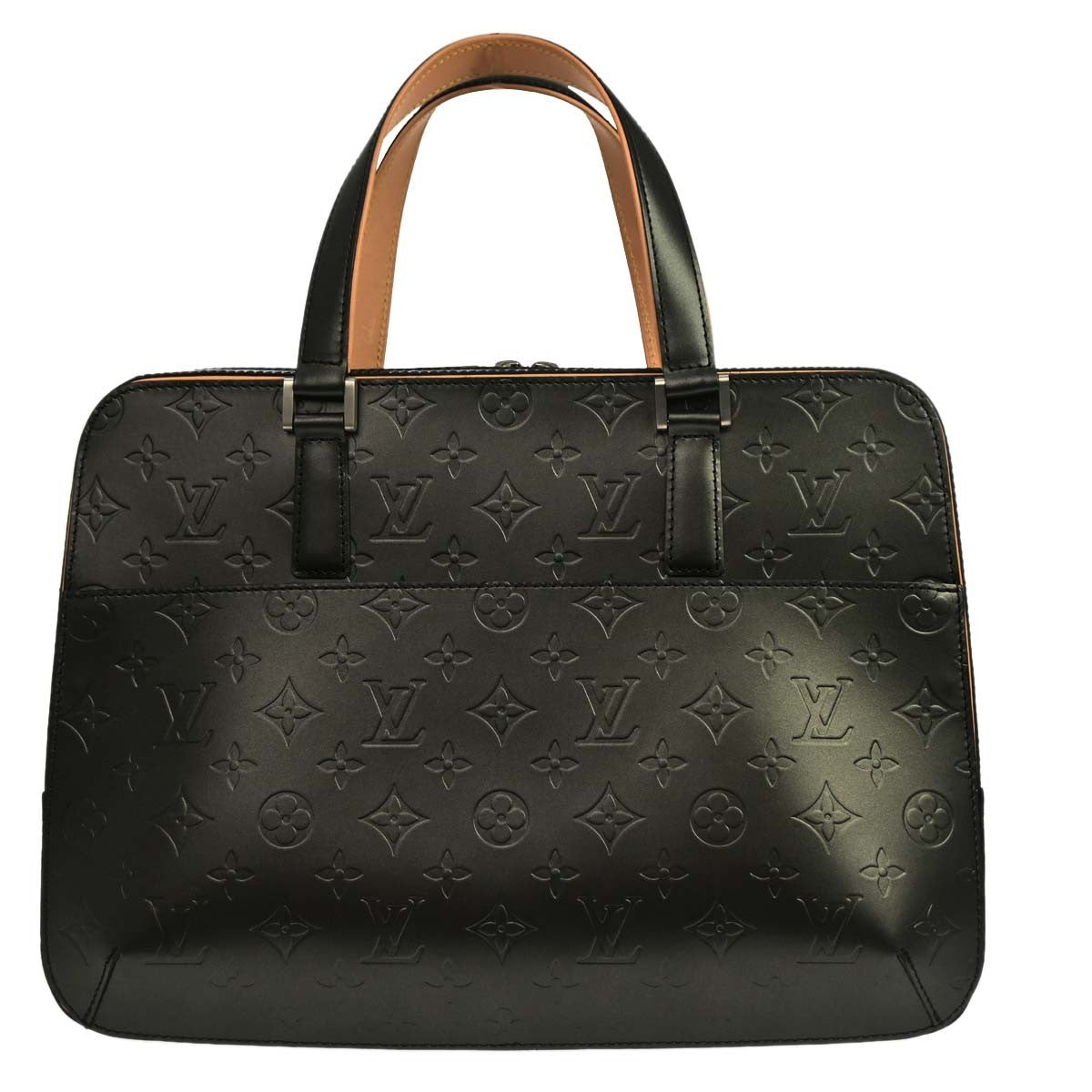 Louis Vuitton Black Monogram Mat Malden Handbag