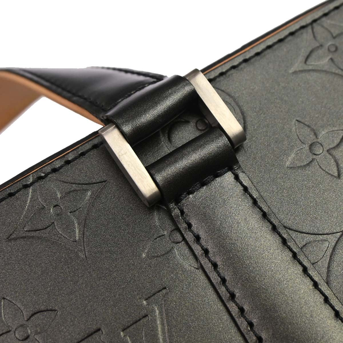 Louis Vuitton Black Monogram Mat Malden Handbag