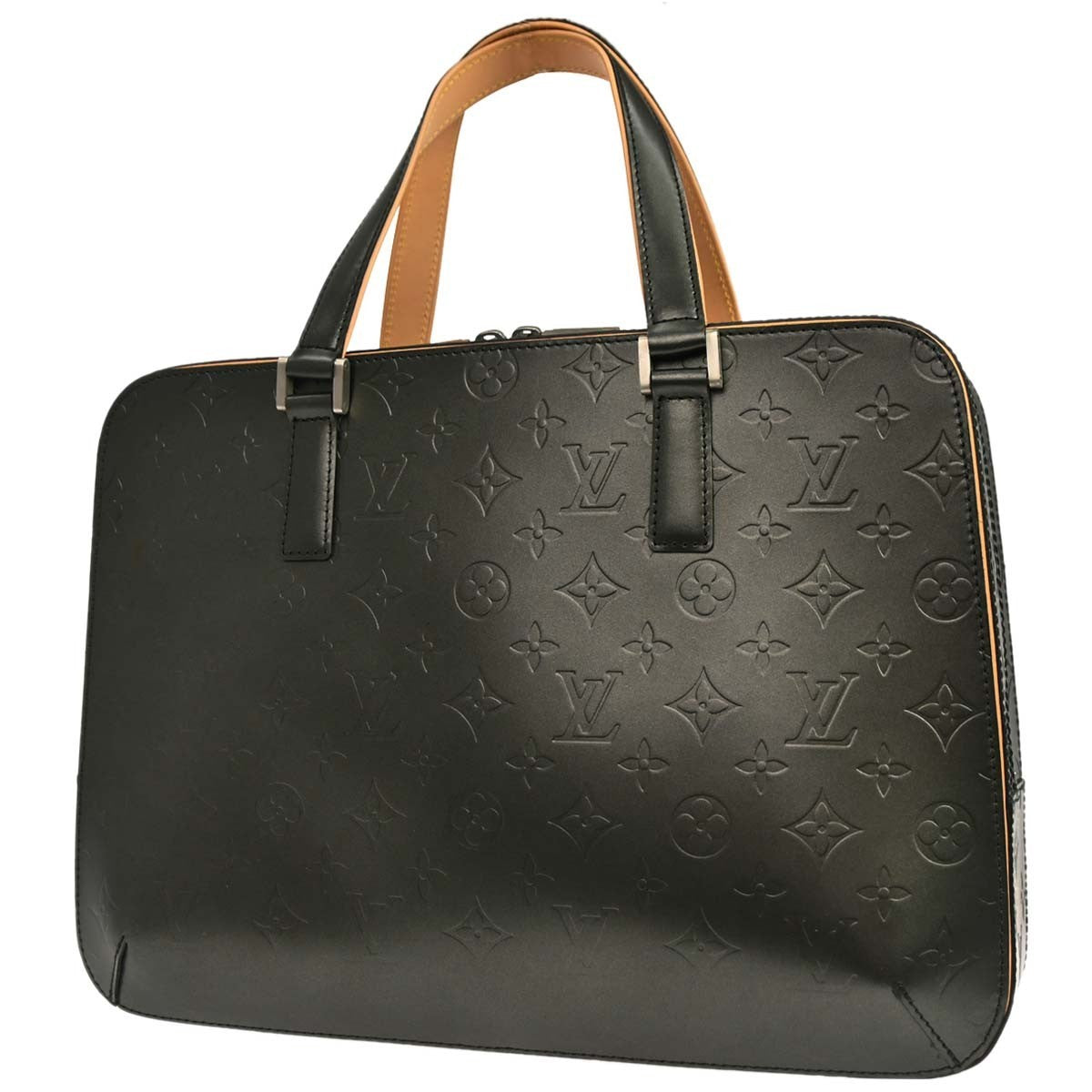 Louis Vuitton Black Monogram Mat Malden Handbag