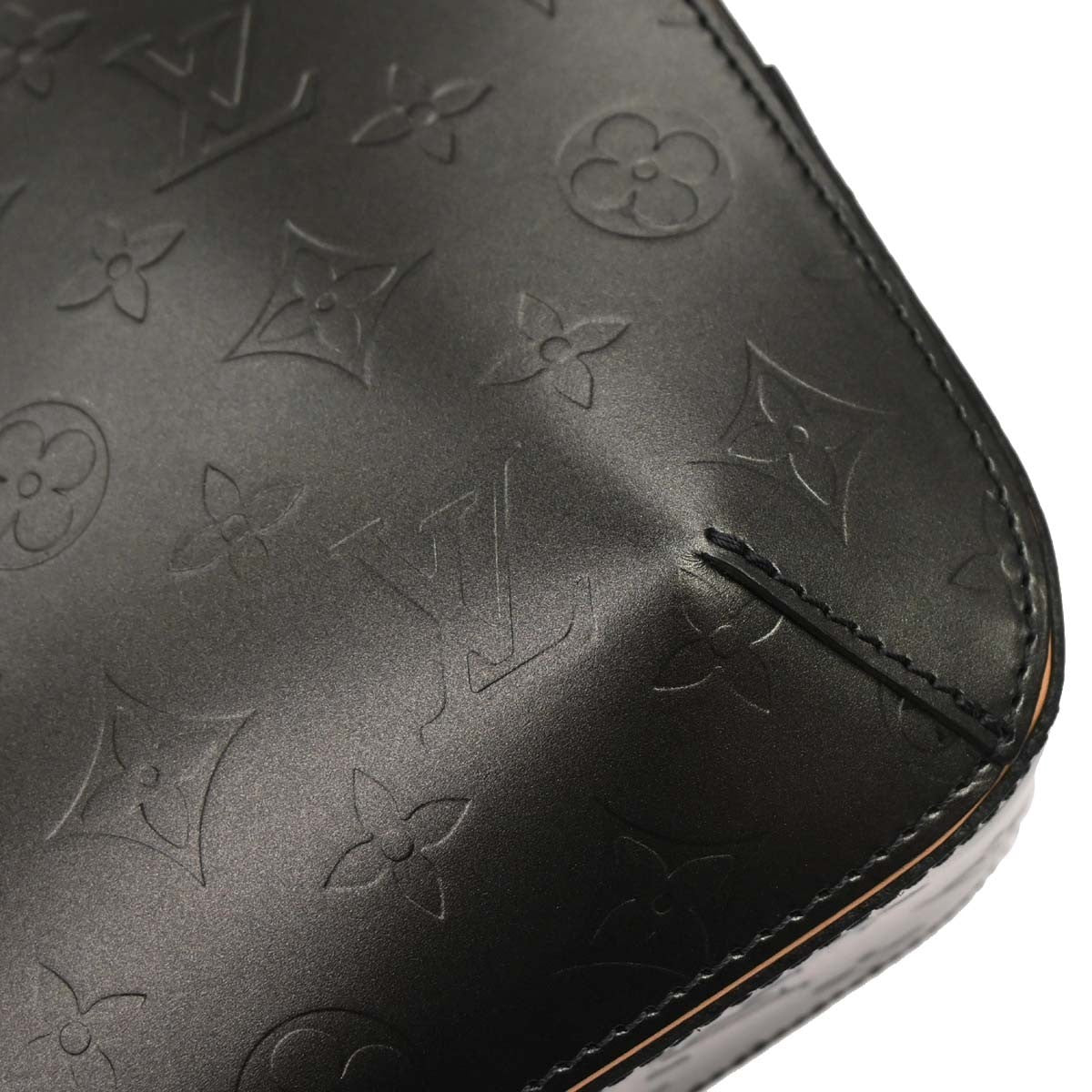 Louis Vuitton Black Monogram Mat Malden Handbag