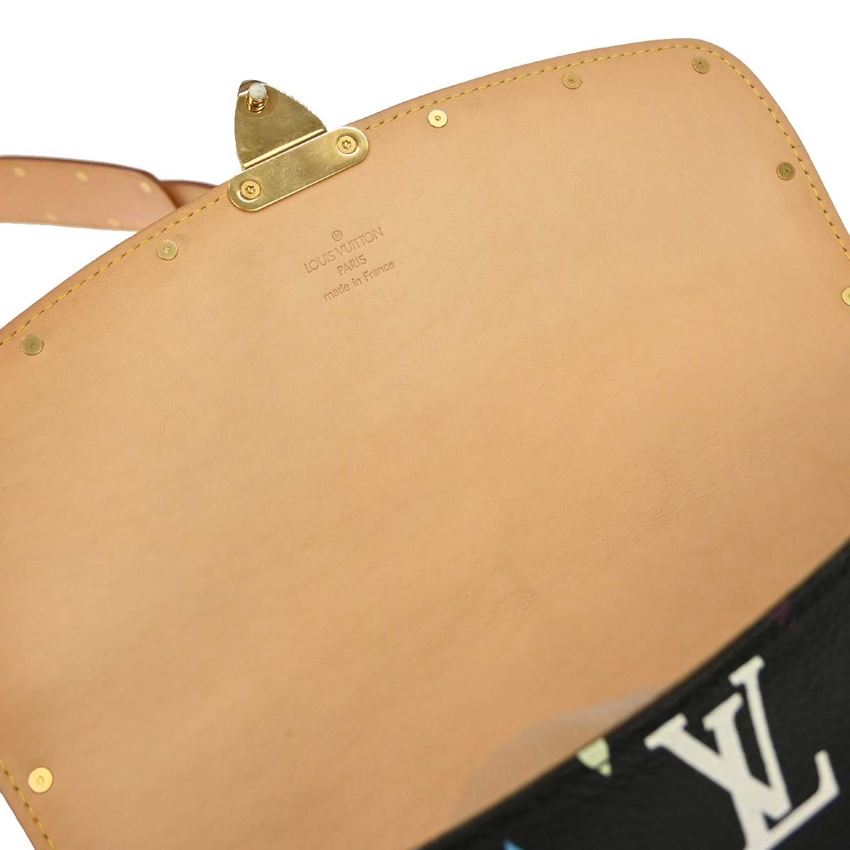 Louis Vuitton Black Monogram Multicolor Sologne Shoulder Bag