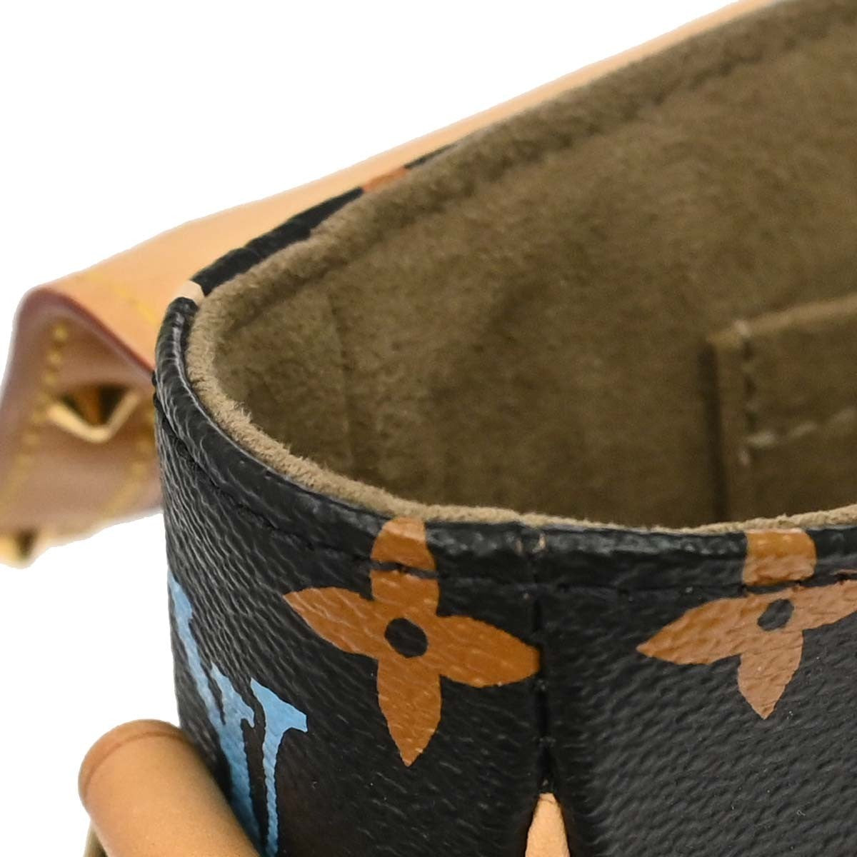 Louis Vuitton Black Monogram Multicolor Sologne Shoulder Bag