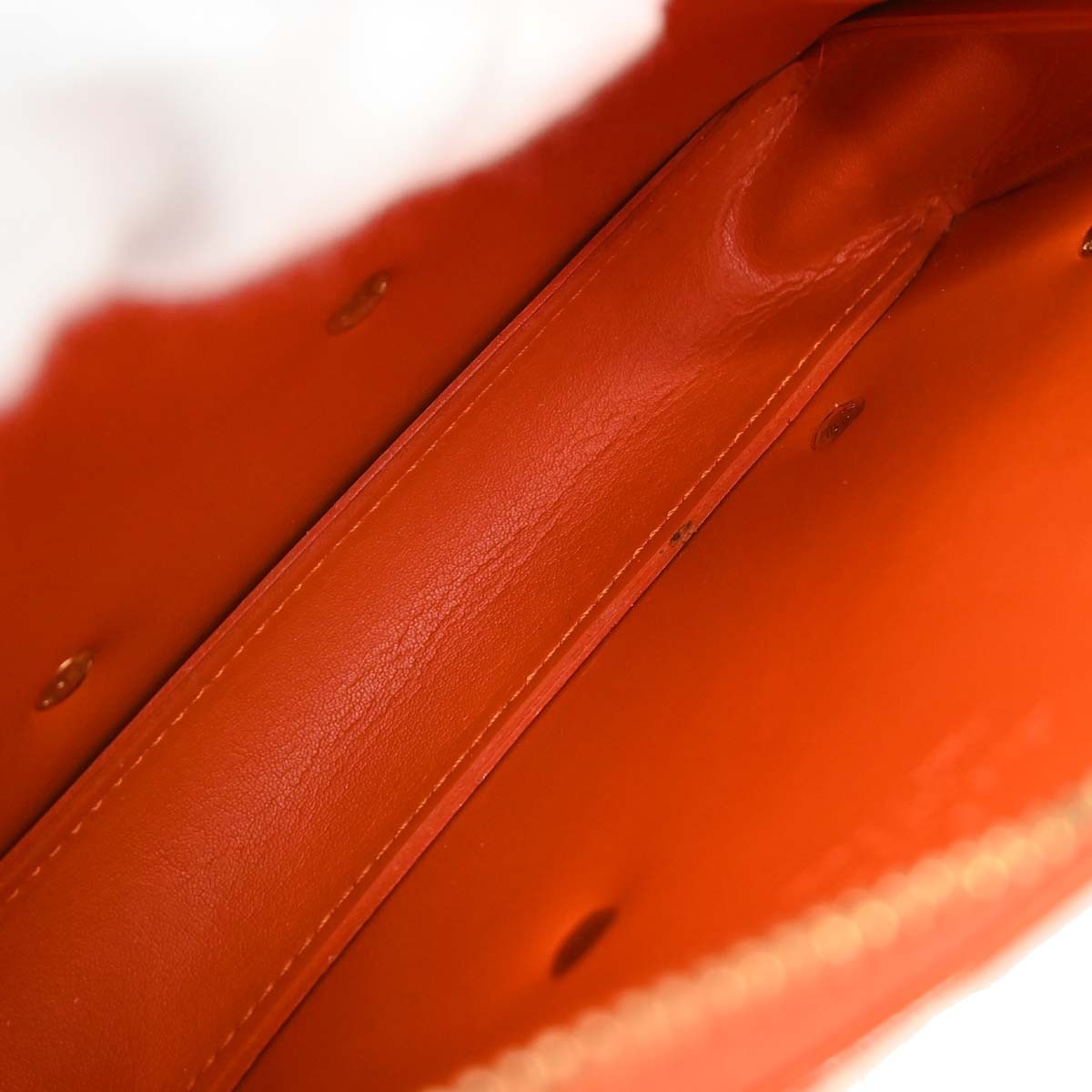 Louis Vuitton Orange Vernis Flower Lexington Handbag