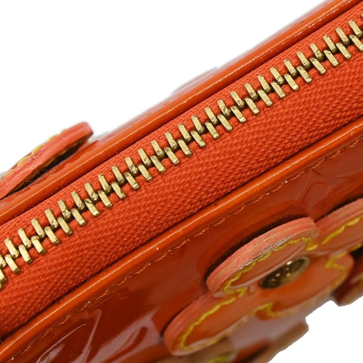 Louis Vuitton Orange Vernis Flower Lexington Handbag