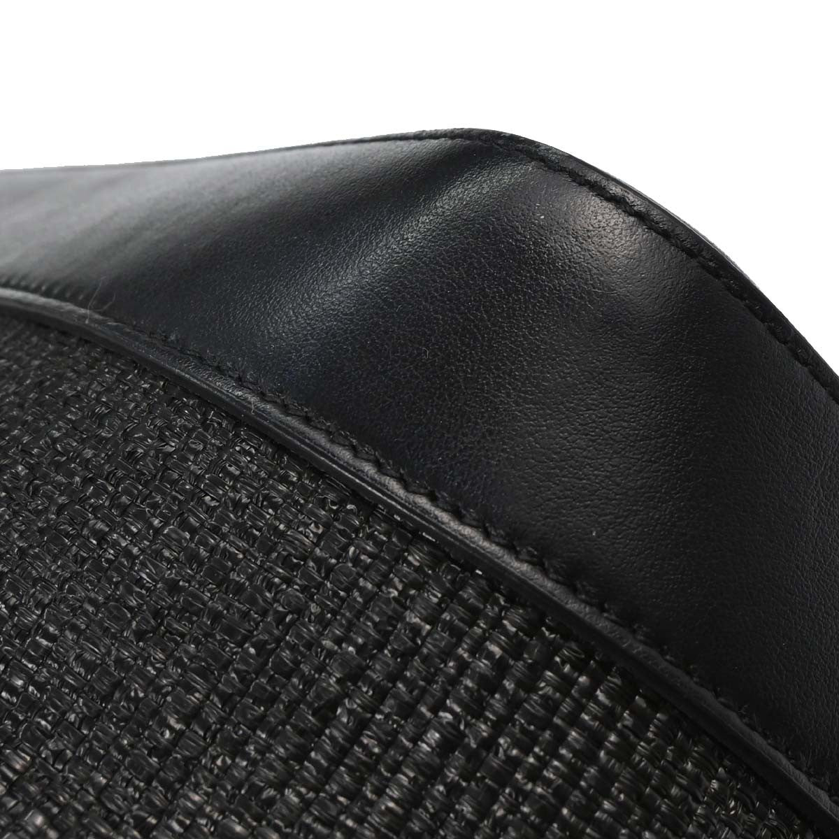 Saint Laurent Black Calfskin Teddy Drawstring Tote Handbag