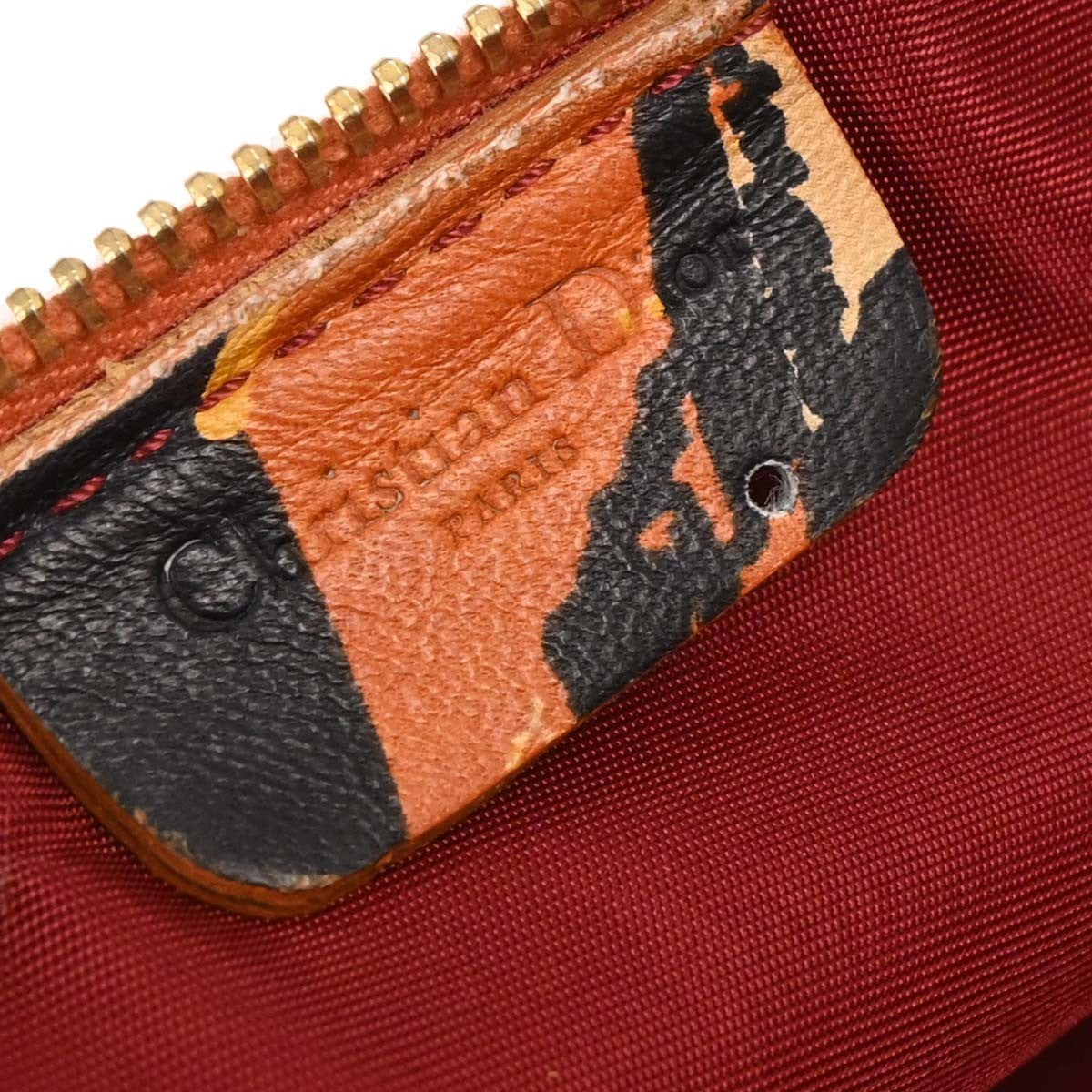 Christian Dior Orange Saddle Handbag