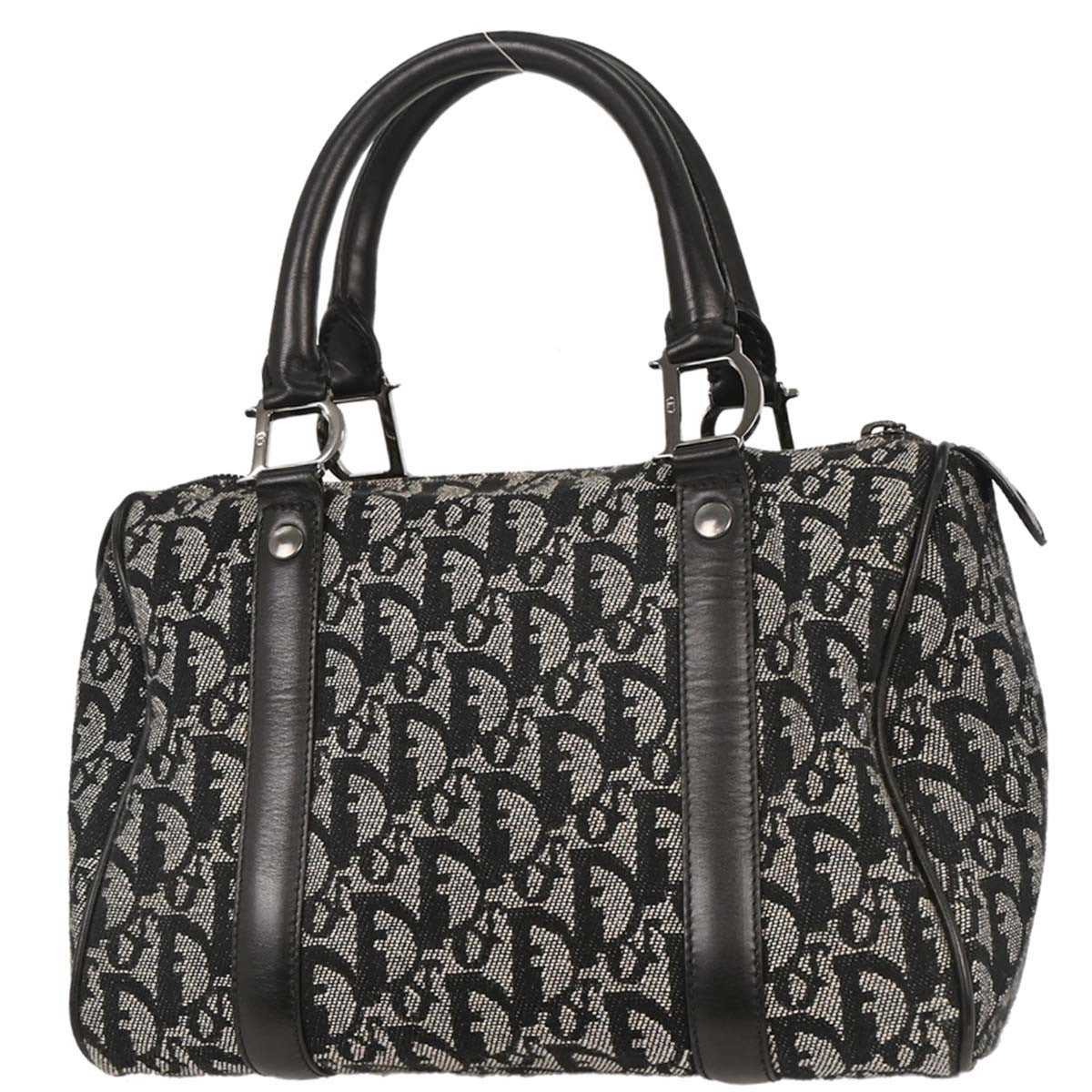 Christian Dior Black Trotter Duffle Handbag