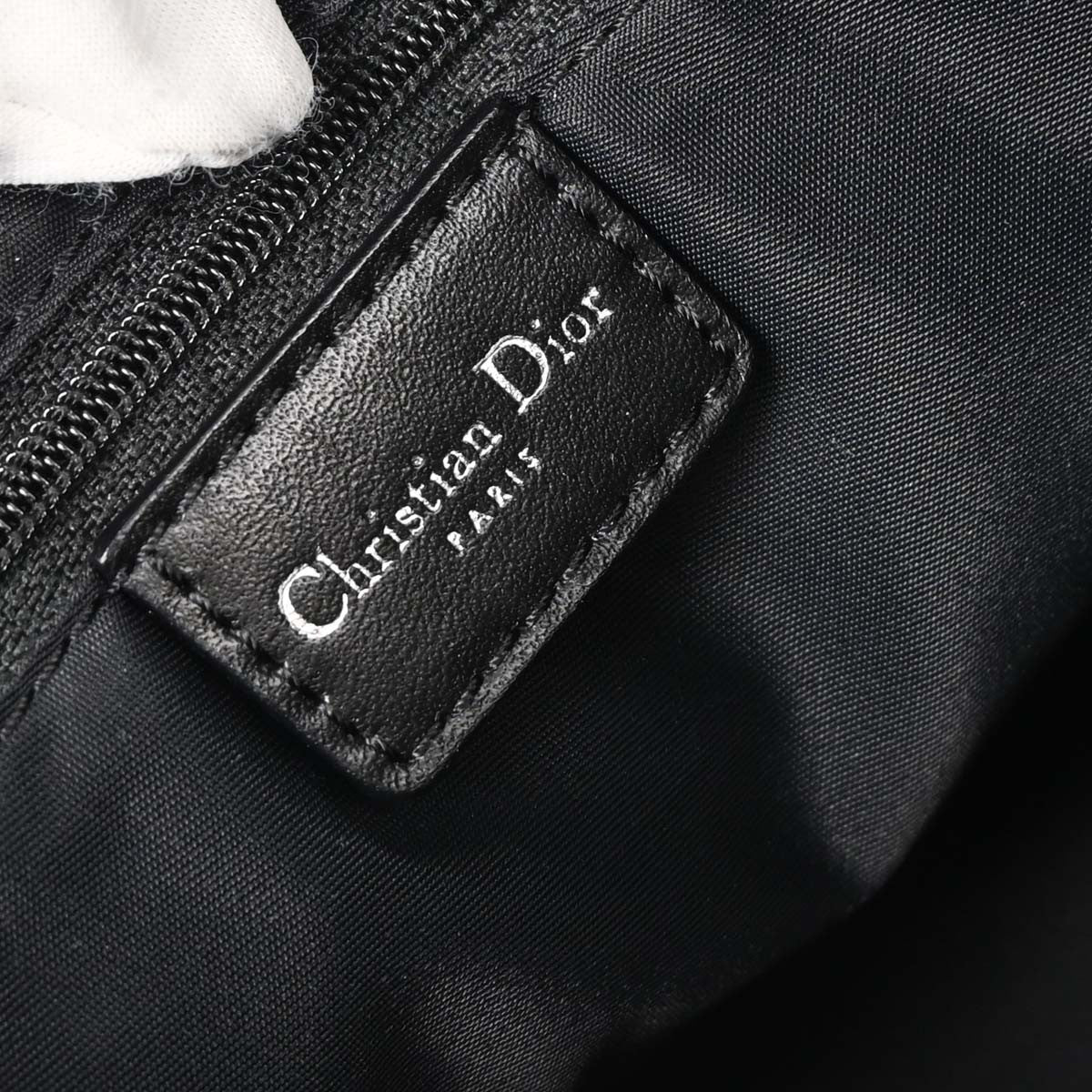 Christian Dior Black Trotter Duffle Handbag