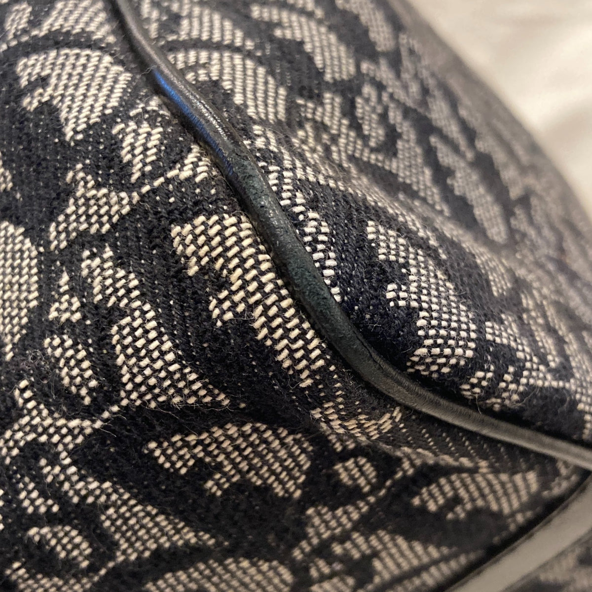 Christian Dior Black Trotter Duffle Handbag