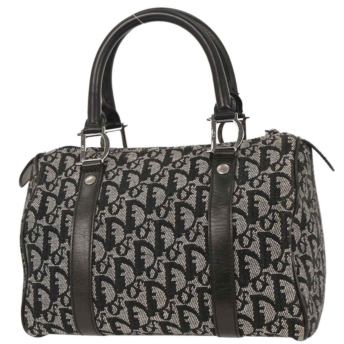 Christian Dior Black Trotter Duffle Handbag