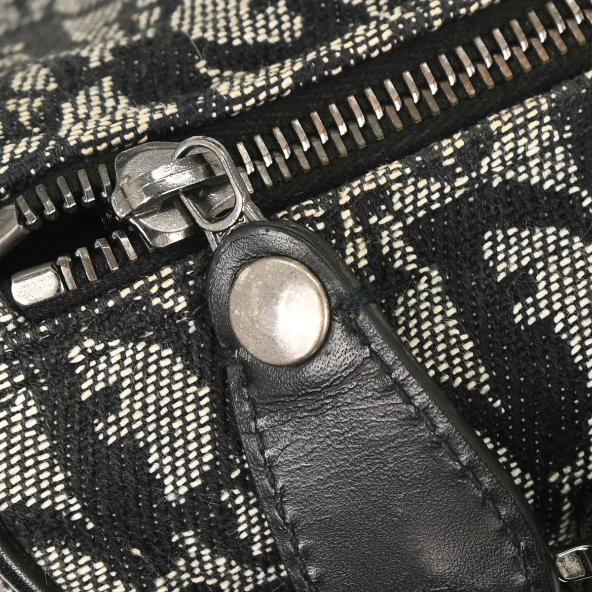 Christian Dior Black Trotter Duffle Handbag