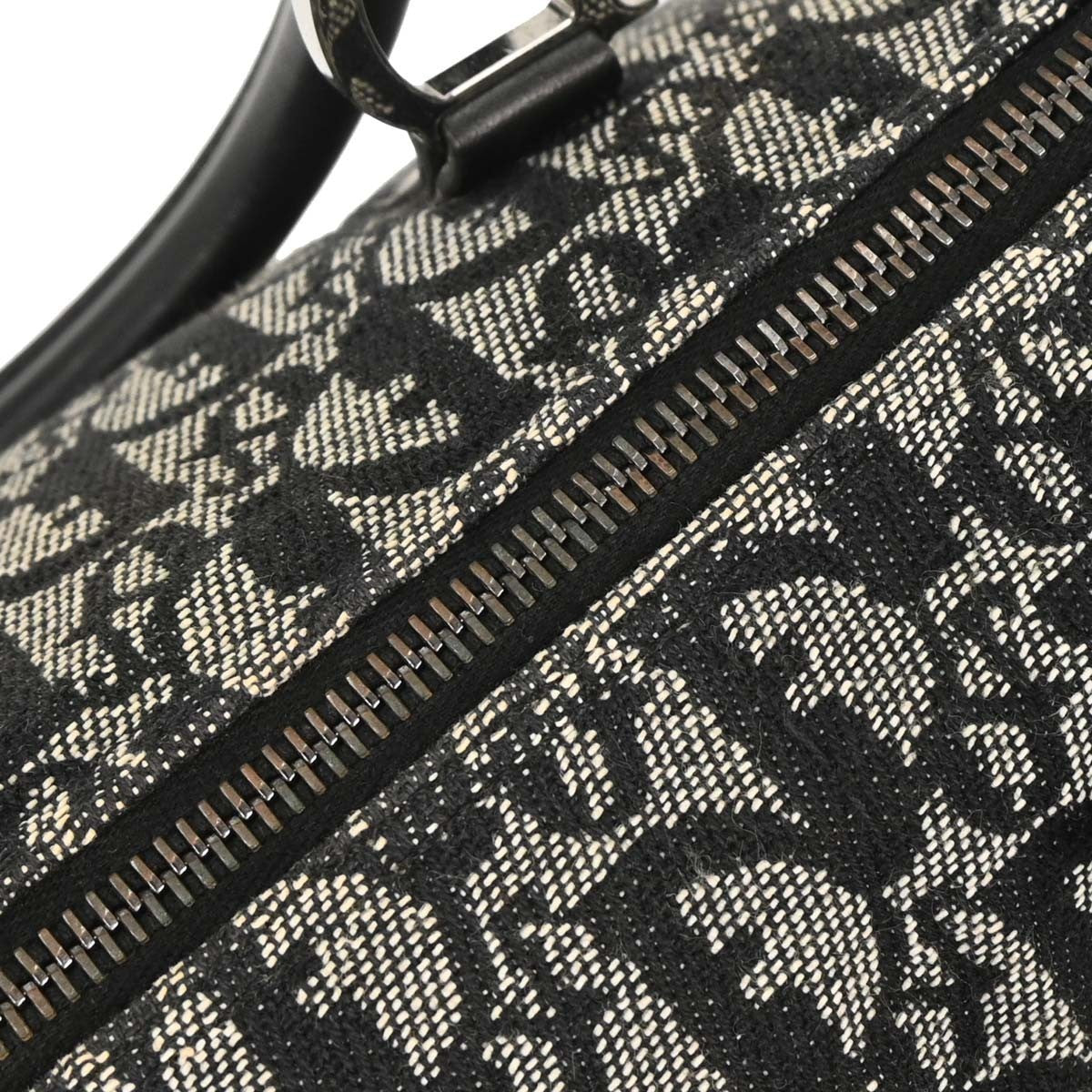 Christian Dior Black Trotter Duffle Handbag