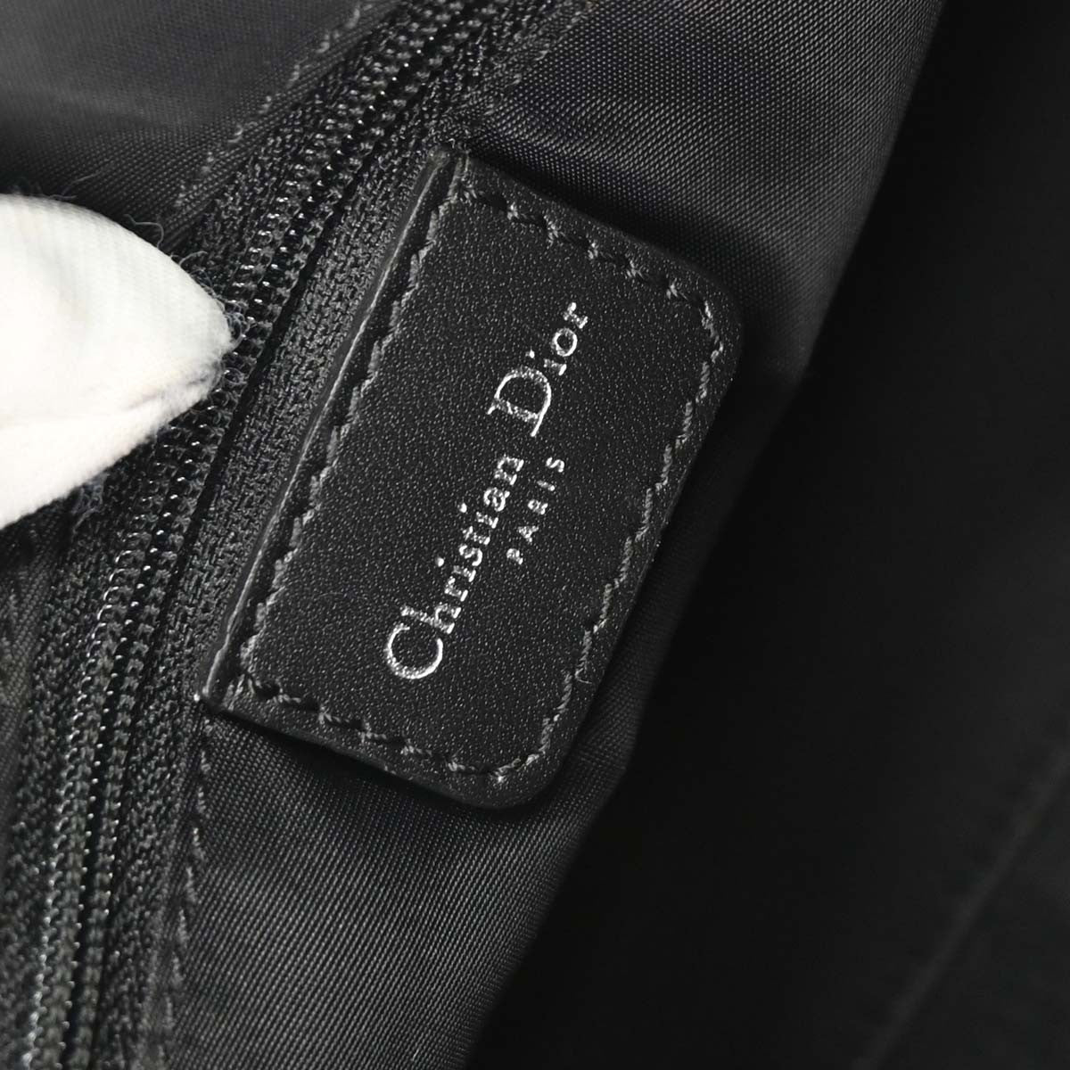 Christian Dior Black Trotter Duffle Handbag