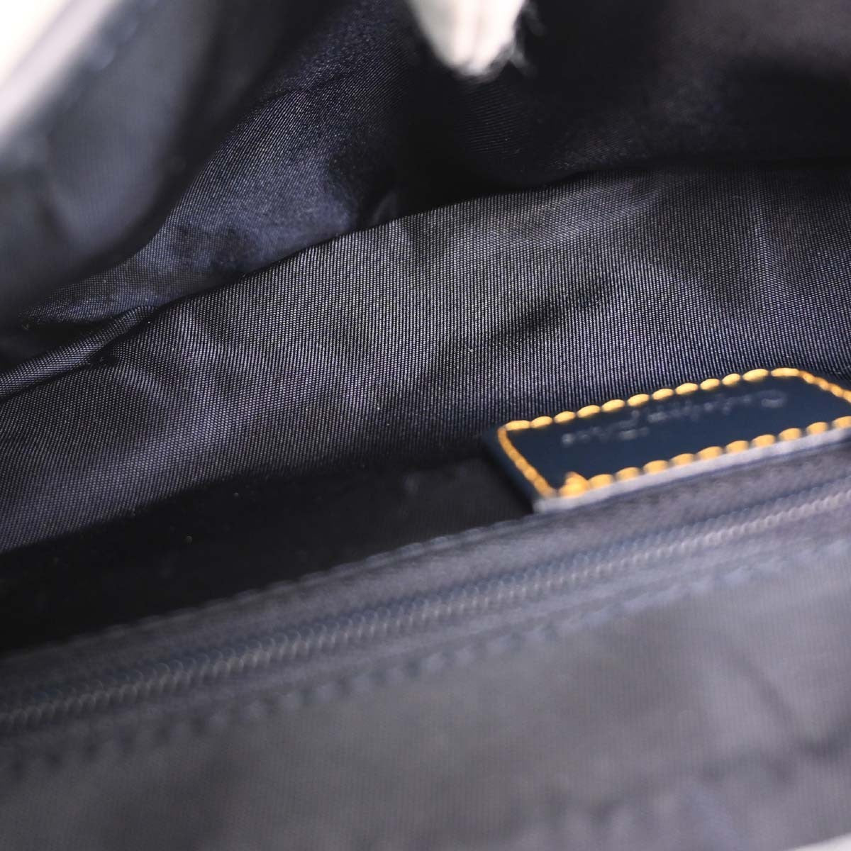 Christian Dior Navy Trotter Double Saddle Handbag