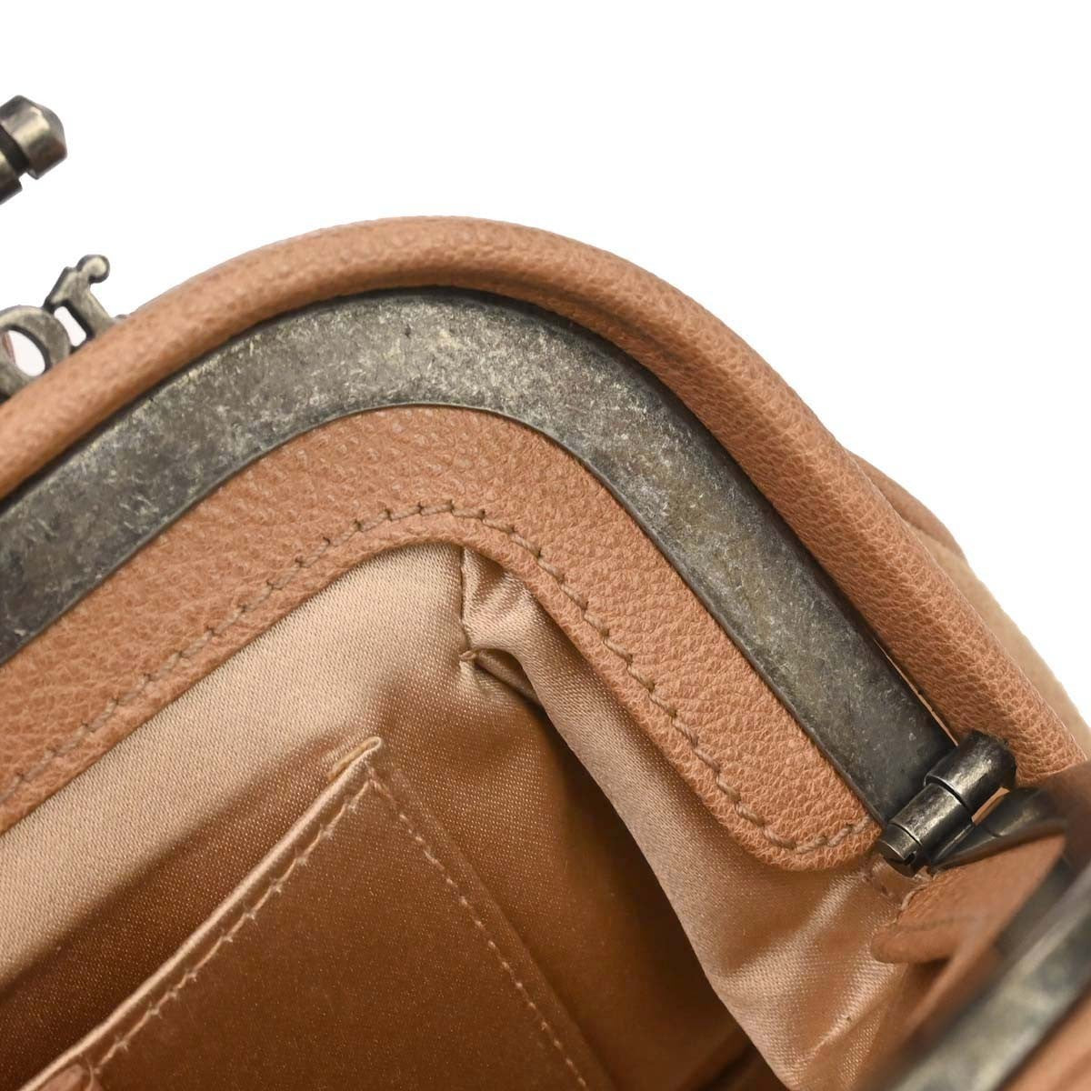 Christian Dior Beige Satin Suede Gaucho Handbag
