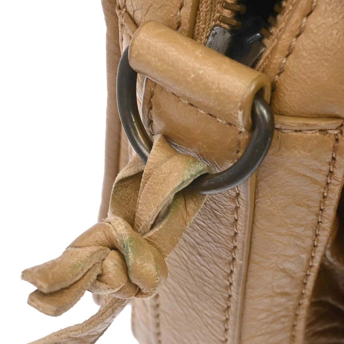 Balenciaga Beige Classic Motocross Tool Kit Bag