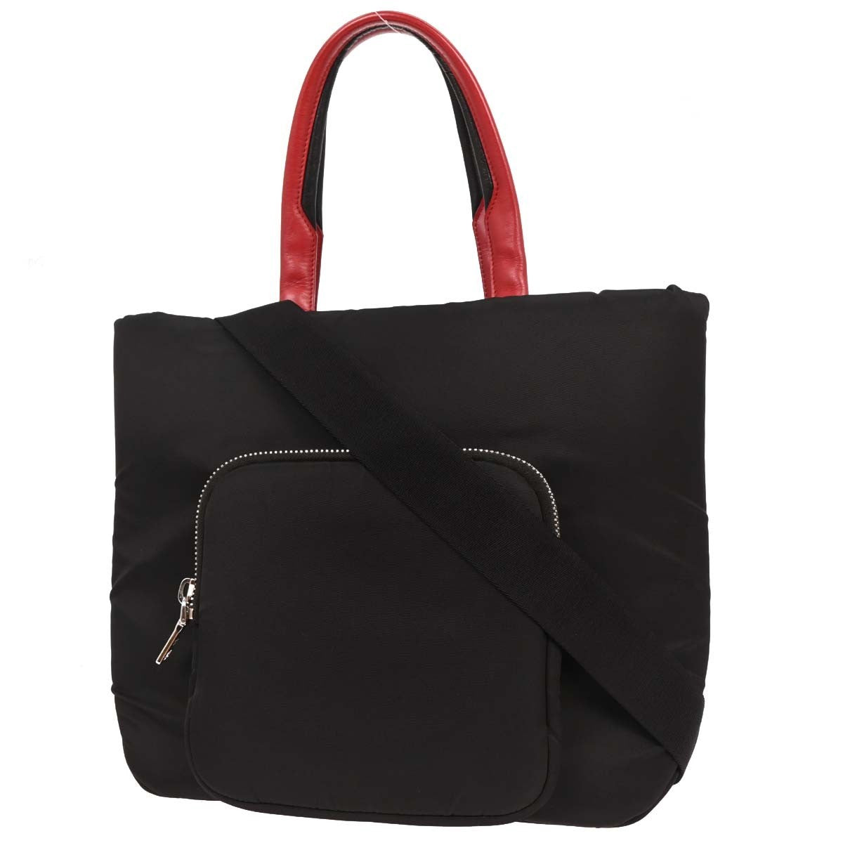 Prada Black Nylon 2way Handbag