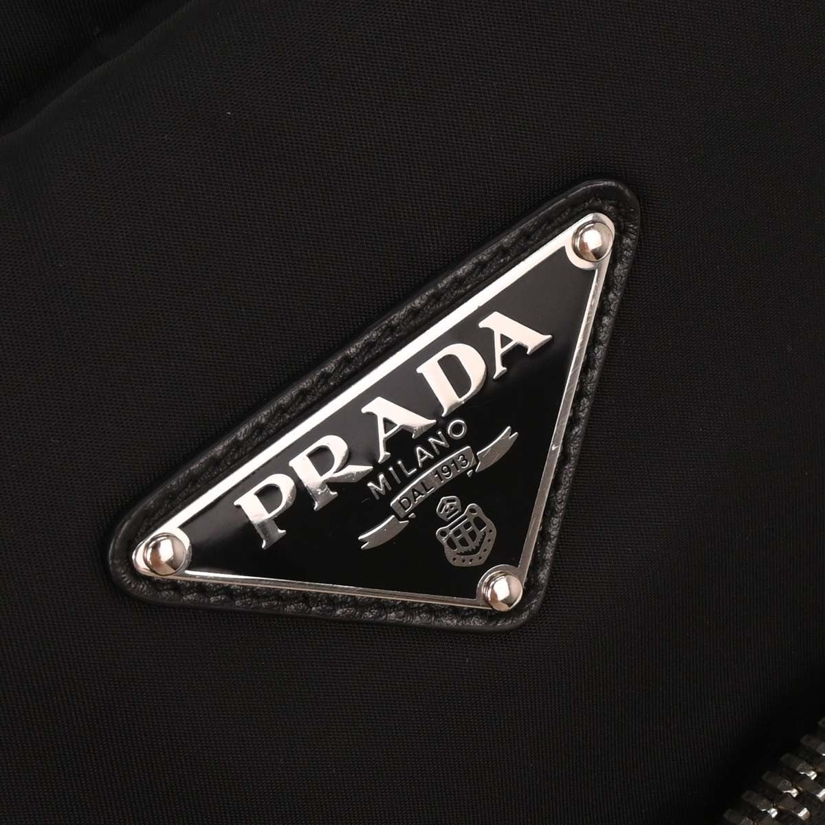 Prada Black Nylon 2way Handbag