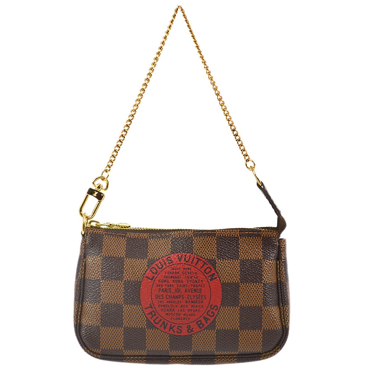Louis Vuitton Damier T&B Mini Pochette Accessoires Handbag