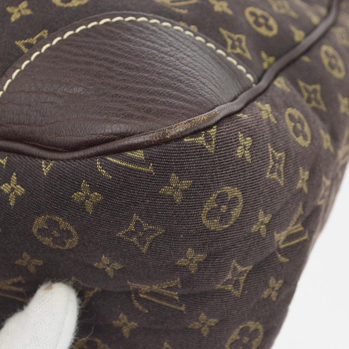 Louis Vuitton Ebene Mini Lin Boulogne Shoulder Bag
