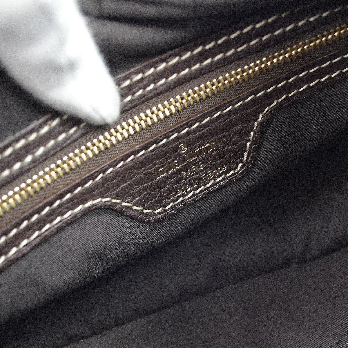Louis Vuitton Ebene Mini Lin Boulogne Shoulder Bag