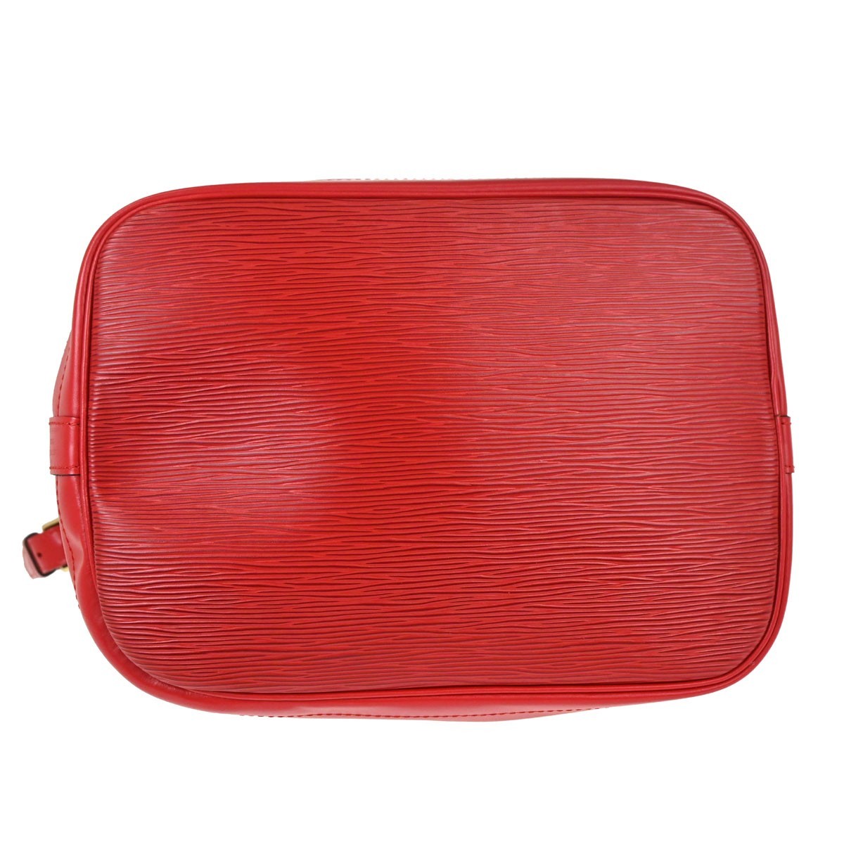 Louis Vuitton Red Epi Noe Shoulder Bag