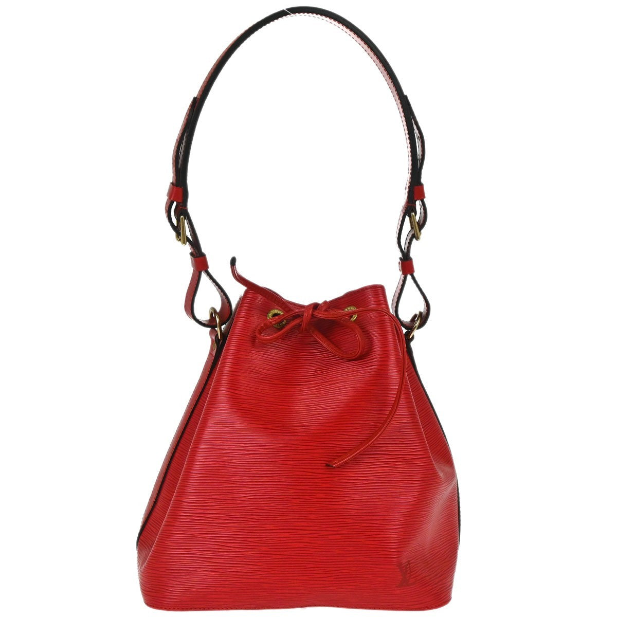 Louis Vuitton Red Epi Petite Noe Shoulder Bag