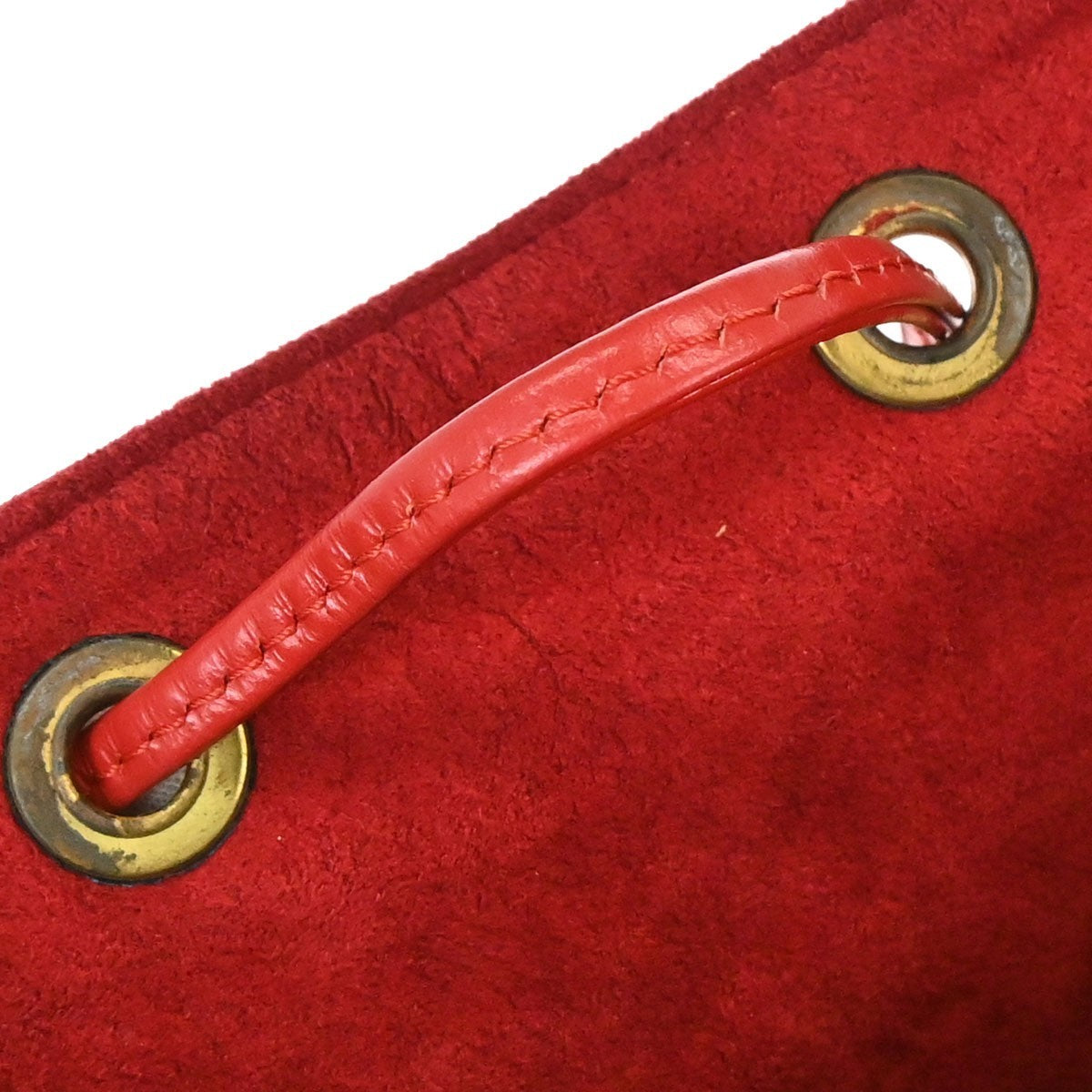 Louis Vuitton Red Epi Petite Noe Shoulder Bag