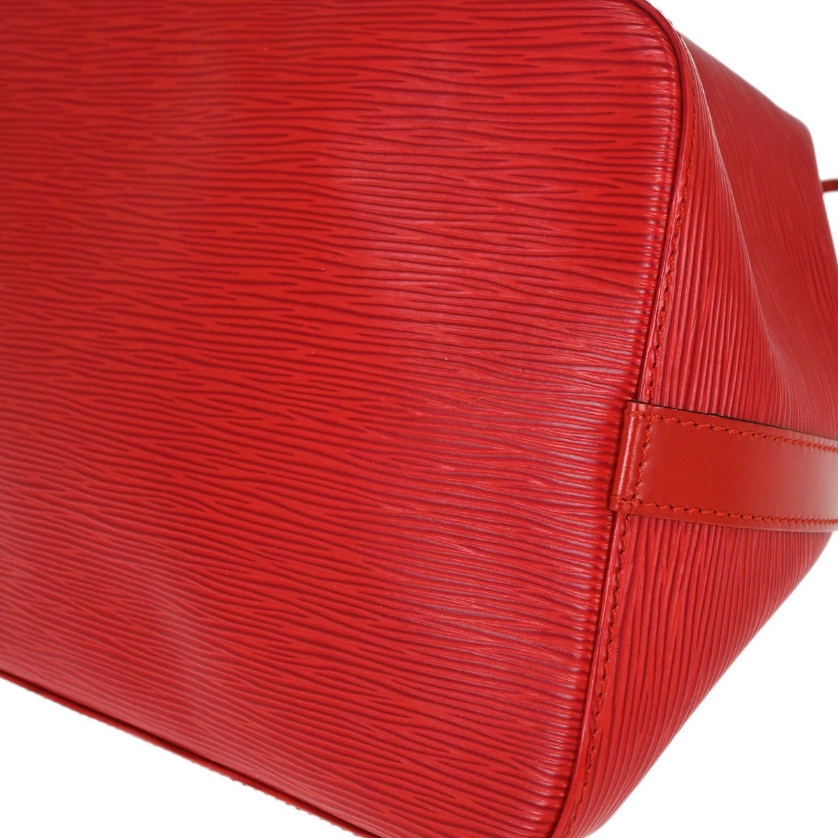 Louis Vuitton Red Epi Petite Noe Shoulder Bag