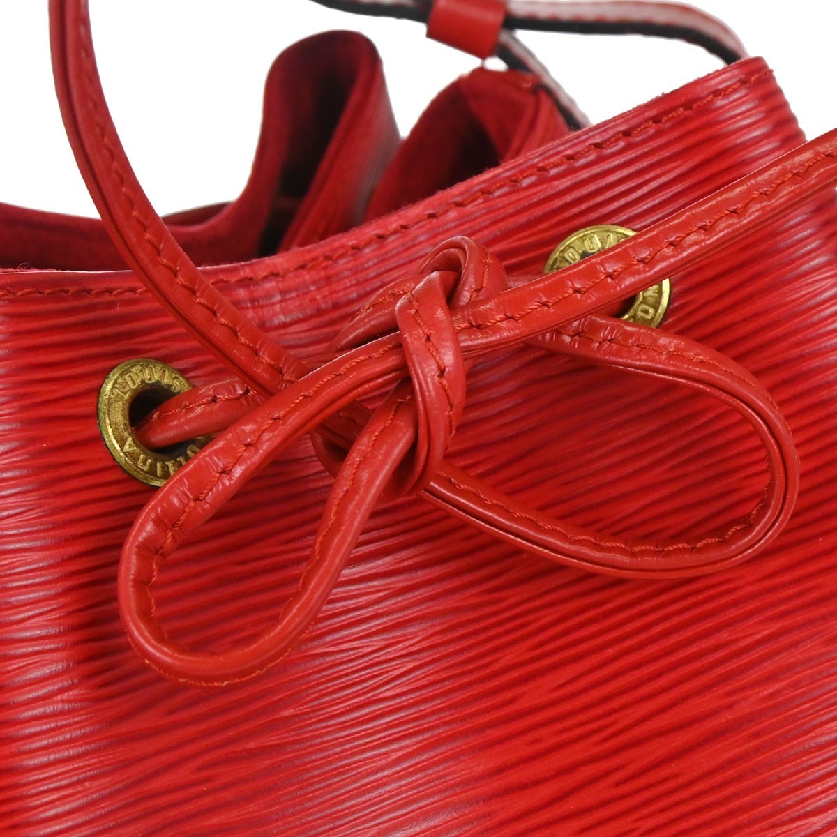 Louis Vuitton Red Epi Petite Noe Shoulder Bag