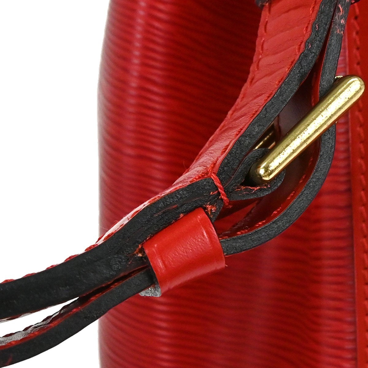 Louis Vuitton Red Epi Petite Noe Shoulder Bag