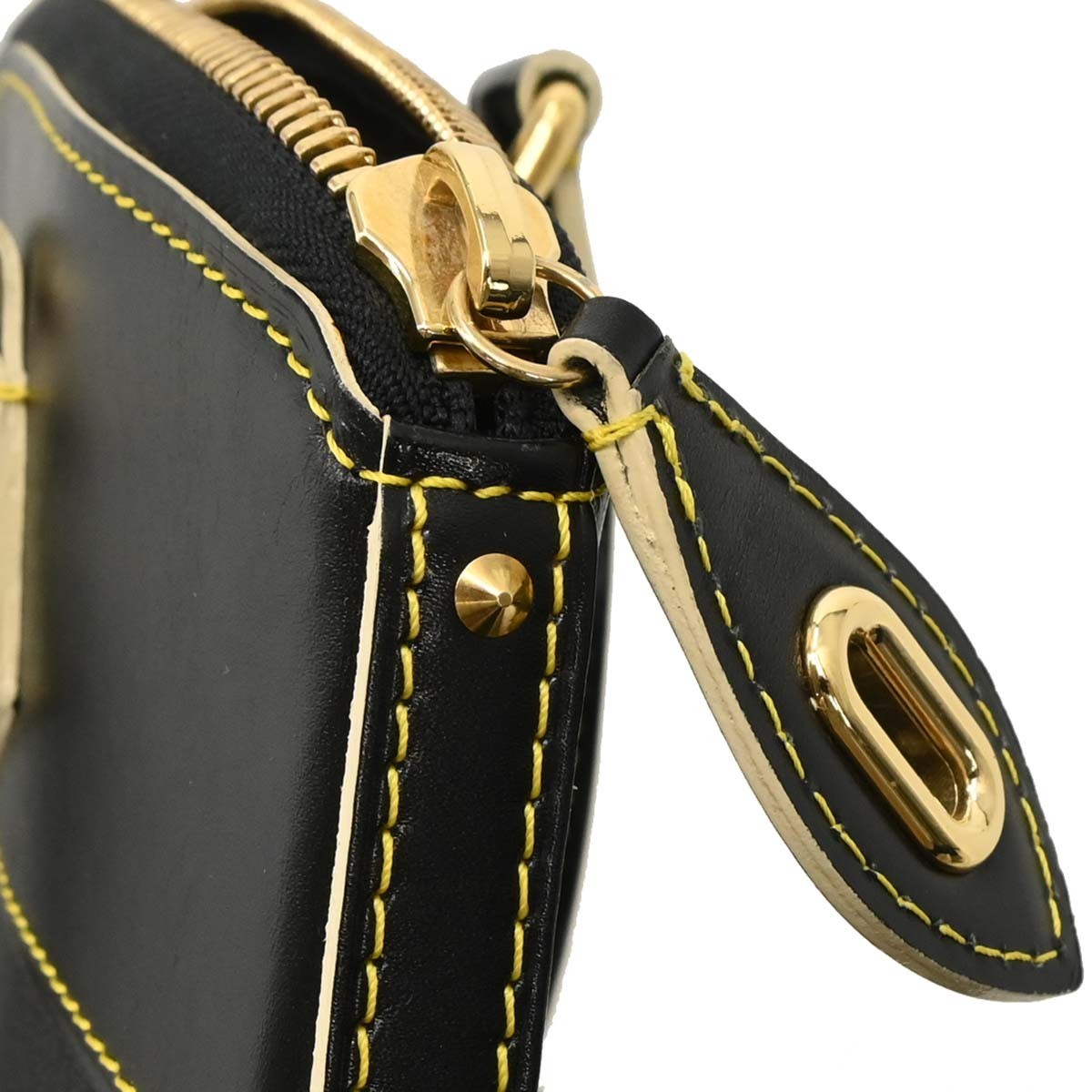 Louis Vuitton Black Suhali Lockit PM Tote Handbag