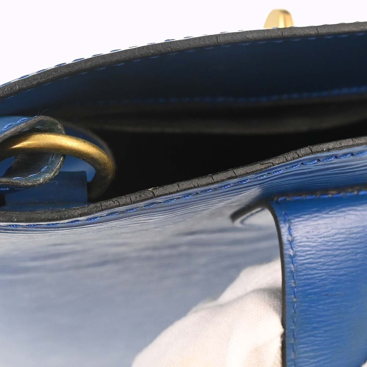 Louis Vuitton Blue Epi Cluny Shoulder Bag