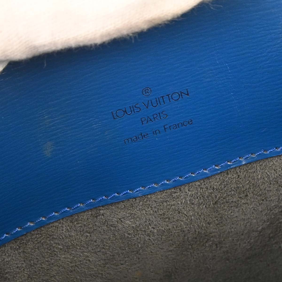 Louis Vuitton Blue Epi Cluny Shoulder Bag