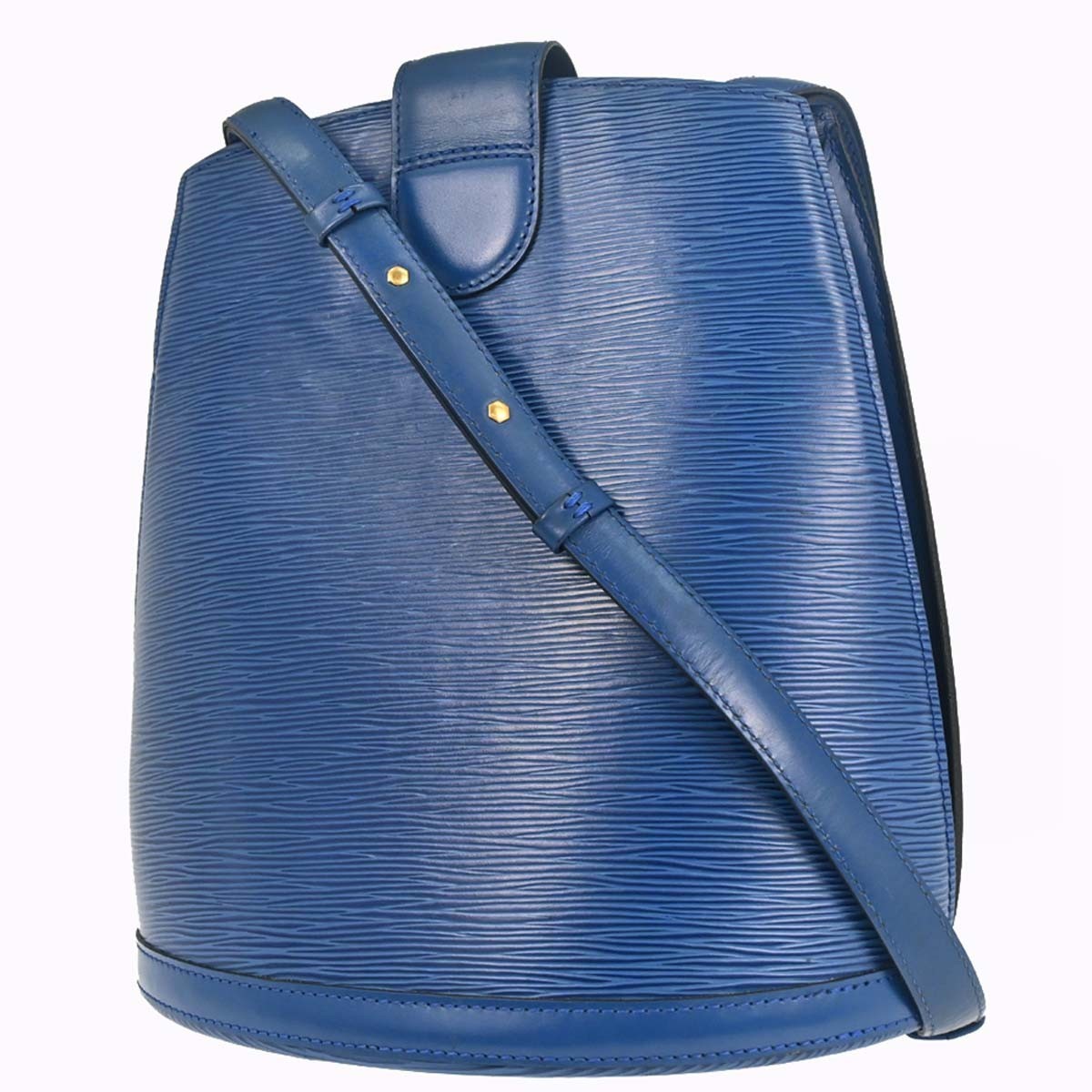 Louis Vuitton Blue Epi Cluny Shoulder Bag