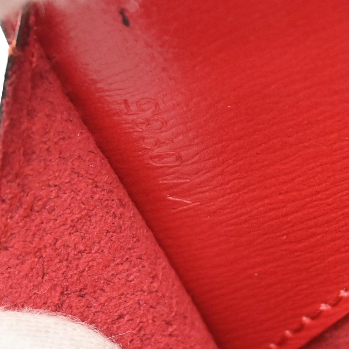 Louis Vuitton Red Epi Cluny Shoulder Bag