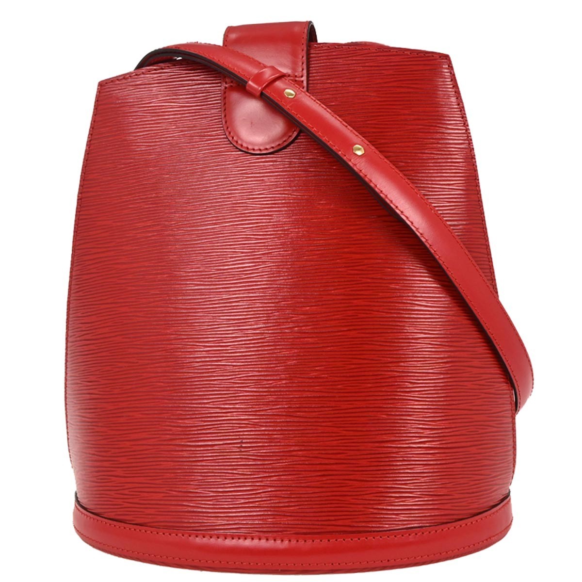 Louis Vuitton Red Epi Cluny Shoulder Bag