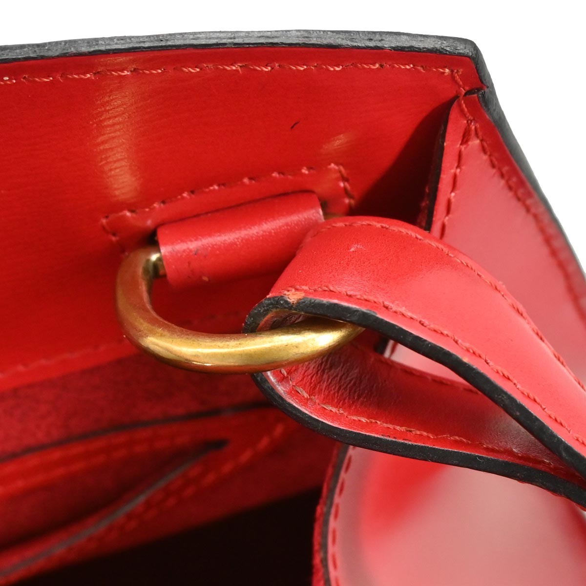 Louis Vuitton Red Epi Cluny Shoulder Bag