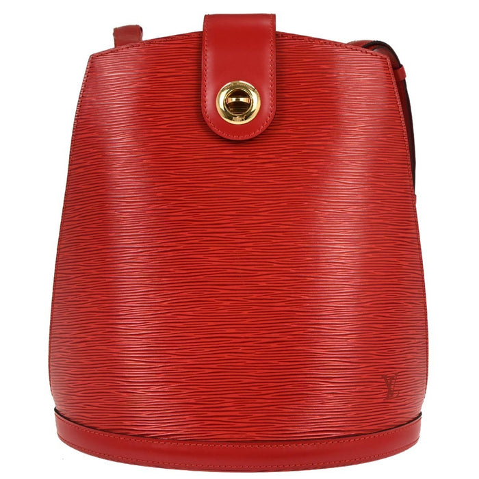 Louis Vuitton Red Epi Cluny Shoulder Bag