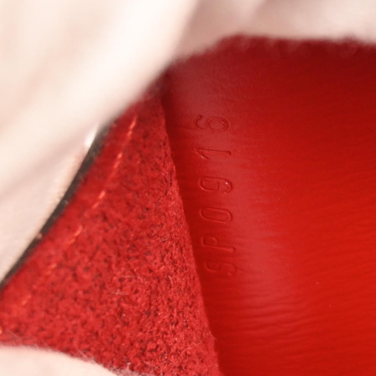 Louis Vuitton Red Epi Cluny Shoulder Bag