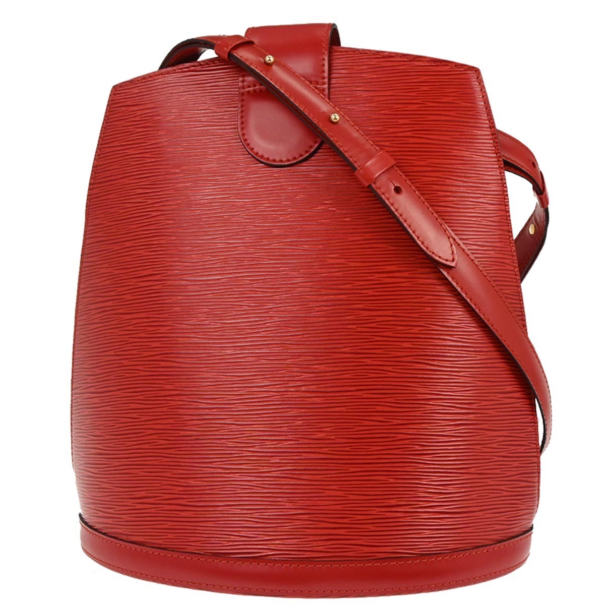 Louis Vuitton Red Epi Cluny Shoulder Bag